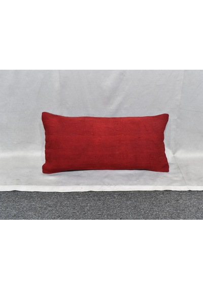 Zehra Abla Halı Yeni El Dokuma Dekoratif Lumbar Kilim Kırlent Yastık Kılıfı 6642 Çok Renkli