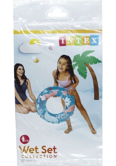 Is59242 Şeffaf Baskılı Simit 61 Cm - 1 Adet Stokta Olan Gönderilir Çok Renkli