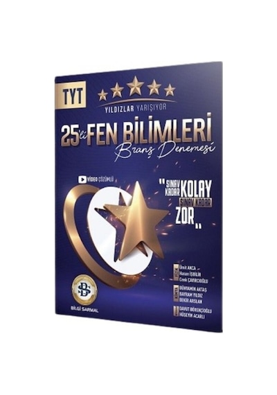 2025 Bilgi Sarmal Tyt Fen Bilimleri Yıldızlar Yarışıyor 25 Li Branş Denemesi