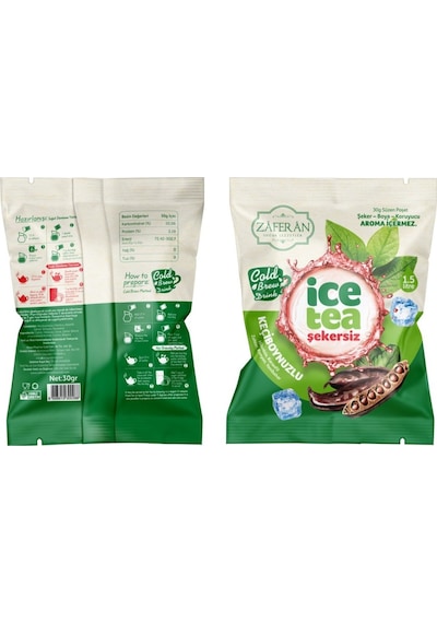 Zaferan Keçiboynuzlu İce Tea 30 G
