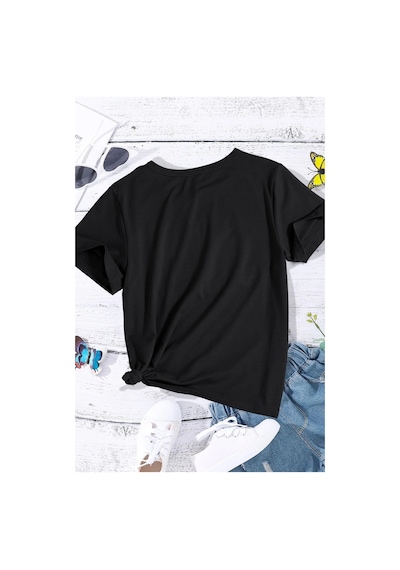 Uyguntarz Çocuk Sleep Panda Baskılı Pamuklu Tshirt Siyah