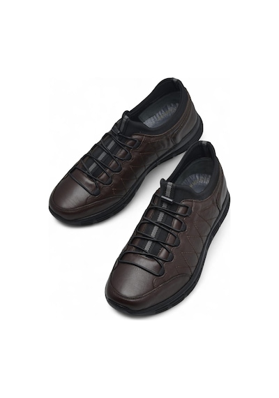 Papatay 3216 Ortopedik Taban Günlük Hakiki Deri Erkek Ayakkabı Kauçuk Taban Casual Ayakkabı Kahverengi Papatay 3216 Ortopedik Taban Günlük Hakiki Deri Erkek Ayakkabı Kauçuk Taban Casual Ayakkabı Kahverengi