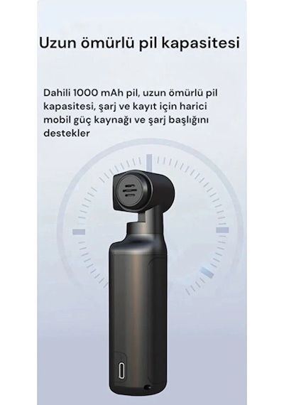 4k Ultra Hd 270 Döndürülebilir Su Geçirmez Wifi Vlog Spor Ve Aksiyon Kamerası