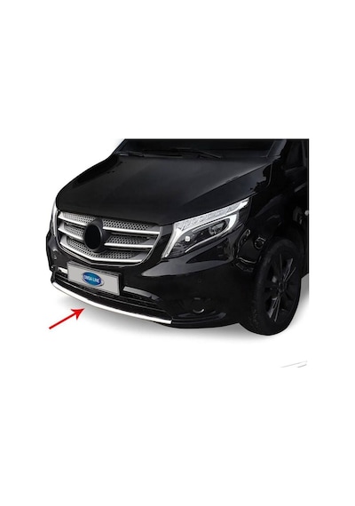 Mercedes Vito W447 Krom Ön Tampon Difüzör Çıtası 2014 ve Sonrası