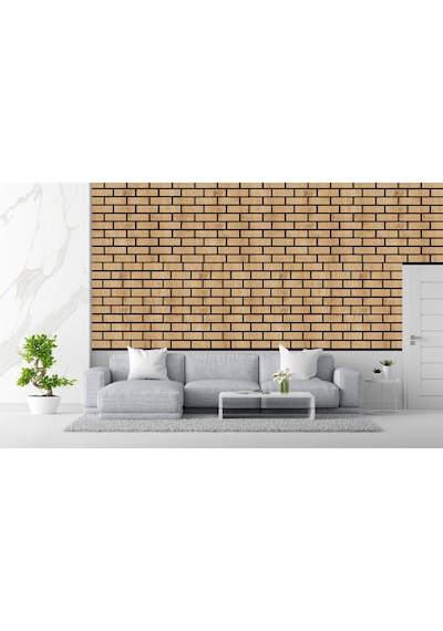 Winflex Eko Tuğla Akustik Ahşap Panel Safir Meşe