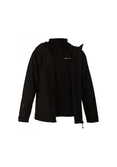 Milo Storm Erkek Siyah Outdoor Mont 3 İn 1