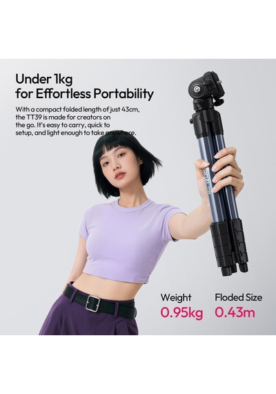 Ulanzi Tt39 Profesyonel Fluid Head Travel Video Tripod S019