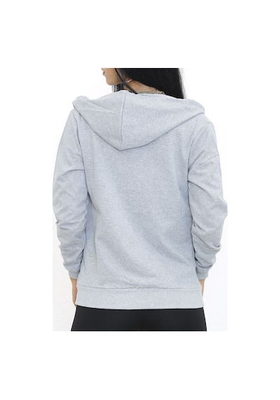 Bensu Store - Kapşonlu Fermuarlı Sweat Gri - 3001.275. 001