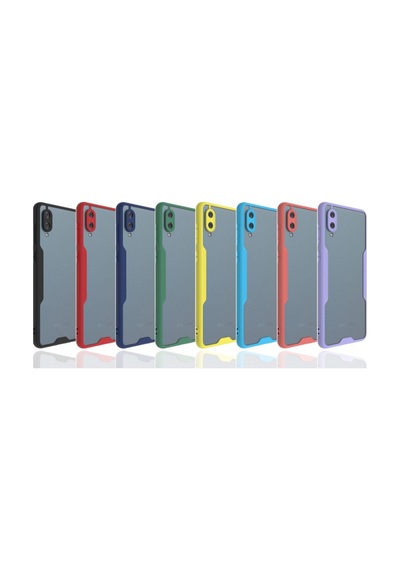 Samsung Galaxy  Uyumlu,  A02 Kılıf Platin Silikon - Lila