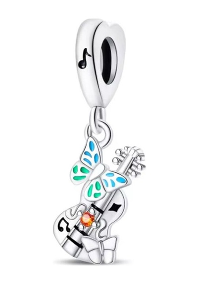 Fubena Uçan Melodi Sallantılı Gümüş Charm