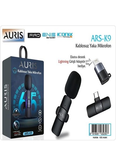 Aurıs Ars-k9 Yaka Mikrofonu