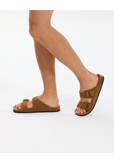 Skechers Aıdan Erkek Kahverengi Sandalet 205296 Csnt