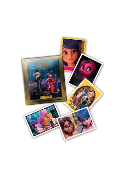 Panini Miraculous Ladybug Mucize Uğur Böceği Sticker Çıkartma - 12 Paket 60 Adet Sticker Kbestmıecslm