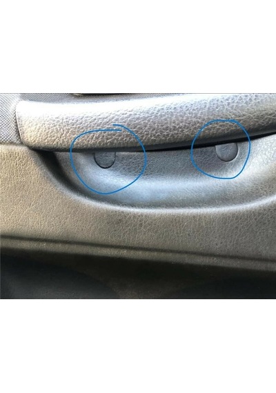 Bmw E36 Kapı Vida Kapağı 4 Adet Siyah