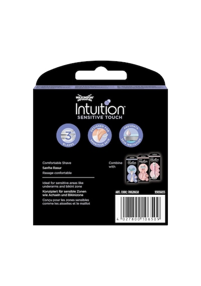 Intuition Sensitive Touch Kadın Tıraş Makinesi, 6 Adet