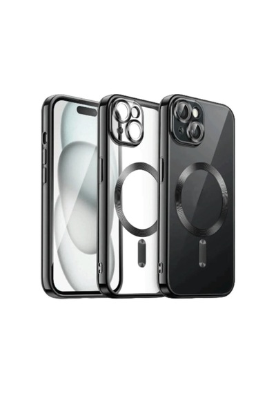 Apple iPhone  Uyumlu,  13 Kılıf Kross Magneticsafe Kapak - Siyah