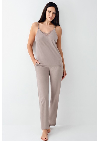 Pierre Cardin Kadın Kahverengi Sabahlık 5274-48580 Kahverengi