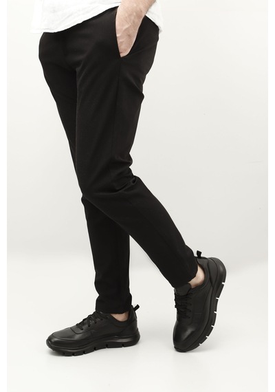 Gönderi(R) Erkek Siyah Bağcıklı Hakiki Deri Sneaker Ddma83531540 Siyah