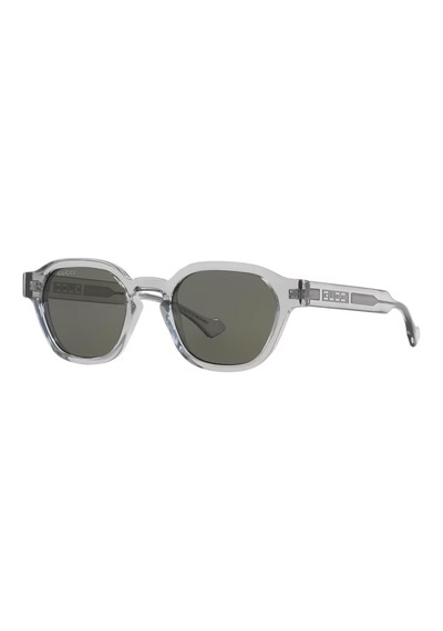 Gucci Gg 1730s 004 50 Unisex Oval Şeffaf Kemik Güneş Gözlüğü Şeffaf