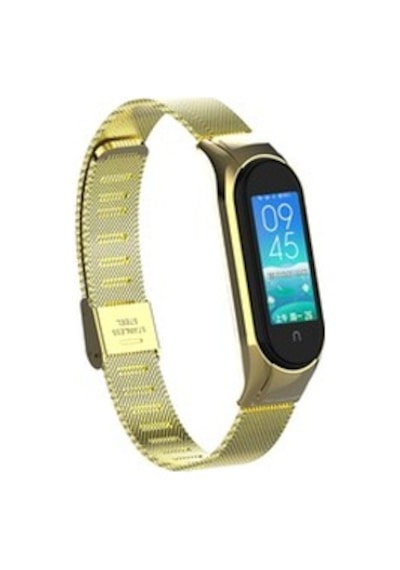 Xiaomi Mi Band 5 Krd-06 Metal Kordon - Gold