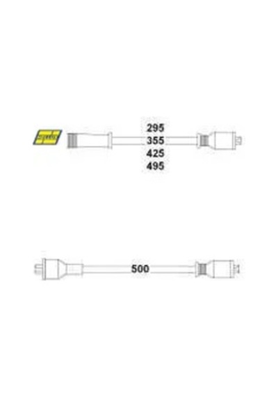 Buji Bobin Kablosu Em M131 Dkş 1.6 8v 71-92 Eski Motor Hellux 85007441