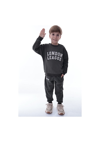 Erkek Çocuk London League Baskılı Eşofman Takımı Yumuşak Kumaş, Rahat Kalıp, 2 Li Sweat & Alt Takım Haki Erkek Çocuk London League Baskılı Eşofman Takımı Yumuşak Kumaş, Rahat Kalıp, 2 Li Sweat & Alt Takım Haki