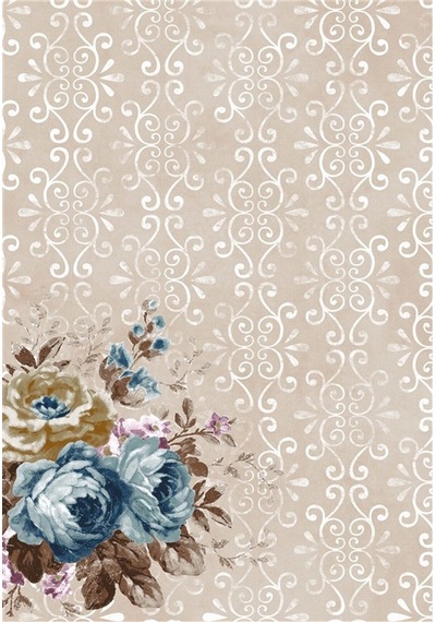 Brillant Latex Kaymaz Taban Halı-Helen Hl11331.801-(80X300)