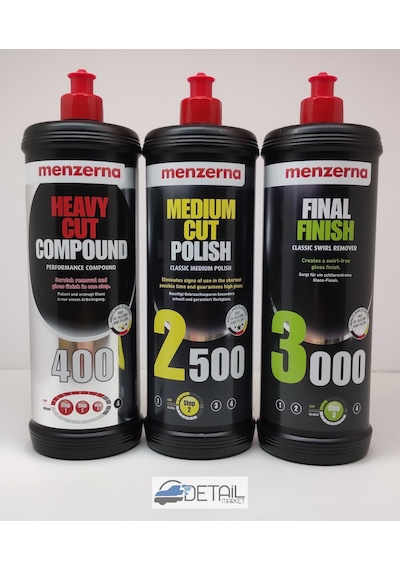 Menzerna 400 2500 3000 Pasta Hare  Seti 1 Lt
