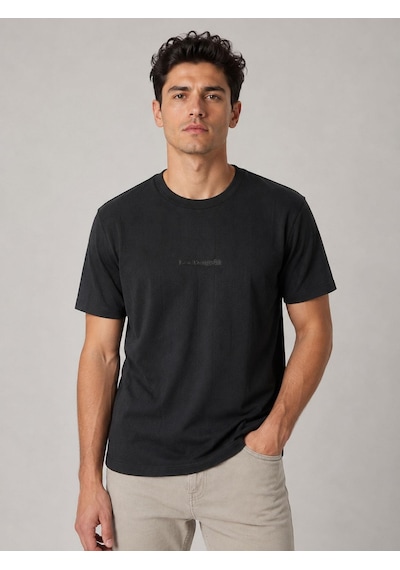 Classics Men Bordoo Basic Bisiklet Yaka Kısa Kol Erkek Tişört 7699 Siyah