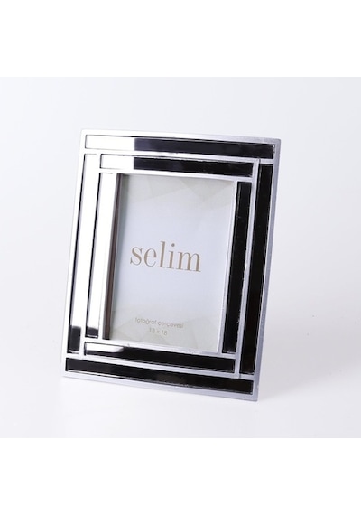 Selim 13 x 18 CM Lara Aynalı Çerçeve Gümüş