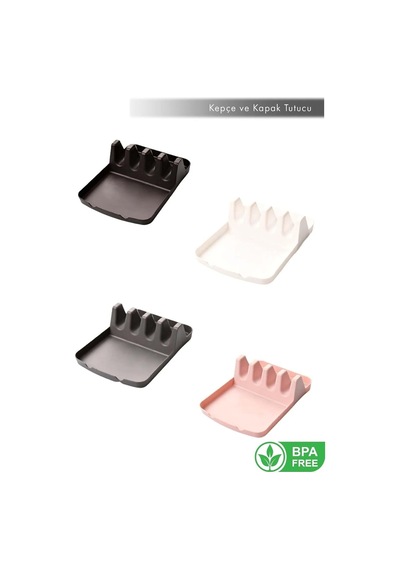 Kepçe Kaşık Ve Kapak Tutma Aparatı Çok Renkli