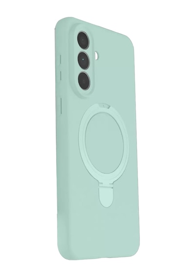 Samsung Galaxy A57 5g Regal Magsafe Standlı Kapak - Su Yeşili renkli