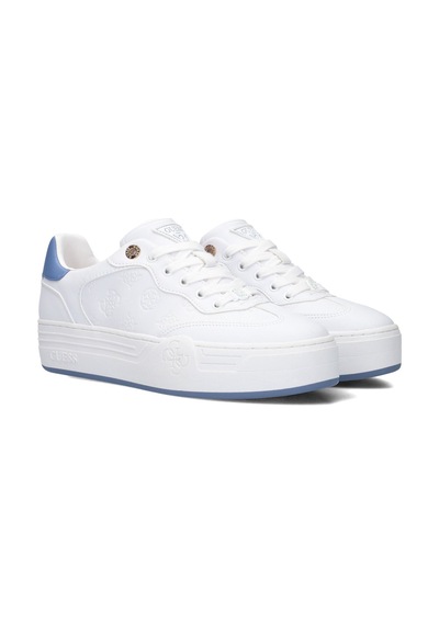 Guess Swole Deri Karışımlı Kadın Sneaker Ayakkabı Flpswofal12 Mavi