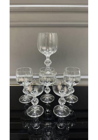 Kristal Kahve Yanı Su Bardağı 150 Ml Şeffaf