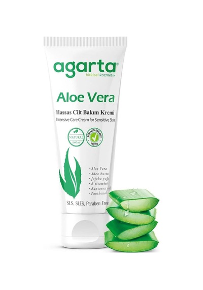 Agarta Doğal Cilt Bakım Kremi 75ml Aloe Vera