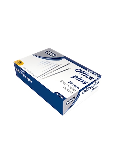 Mas Toplu İğne Nikel 28 MM 50 GR 333