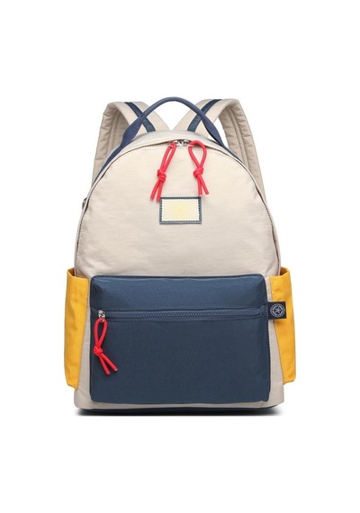 Smart Bags Uniseks Sırt Çantası 3181 Bej Lacivert