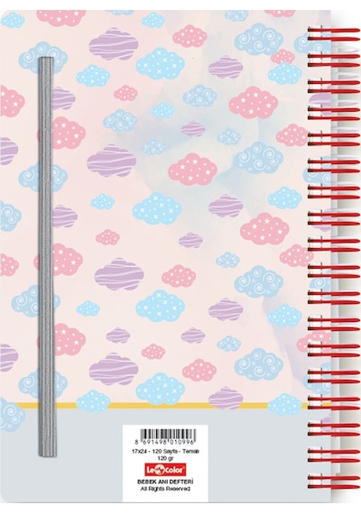Bebek Anı Defteri Ve Hamile Albümü Pembe + Sticker