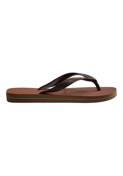 Havaianas Brasil Logo Erkek Kahverengi Parmak Arası Terlik-14352