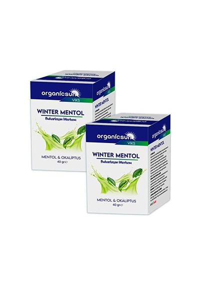 Winter Mentol Buharlaşan Merhem Viks Vikis Mentol Ve Okaliptus 40 Gr X 2 Adet
