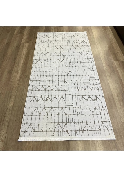 Hoom Rugs Terrace 8204 Beyaz Hav Toz Vermez Dekoratif Kilim