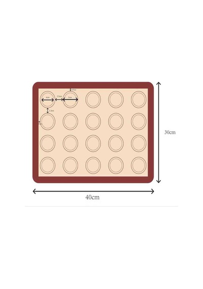 Silikon Makoron Matı 40X30 CM Smm-43