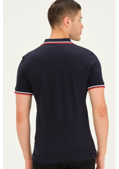 T8594 Dewberry Erkek T-shırt-lacivert Lacivert