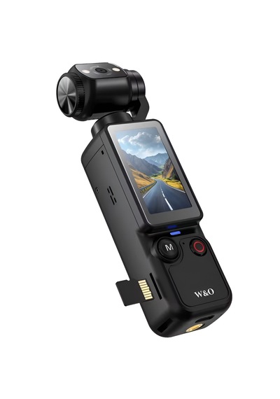 Taşınabilir Vlogging Kamerası, 2.5k Video, 66mp Fotoğraf, 180 Döndürülebilir Lens, 16x Zoom, 1.9 İnç Ekran
