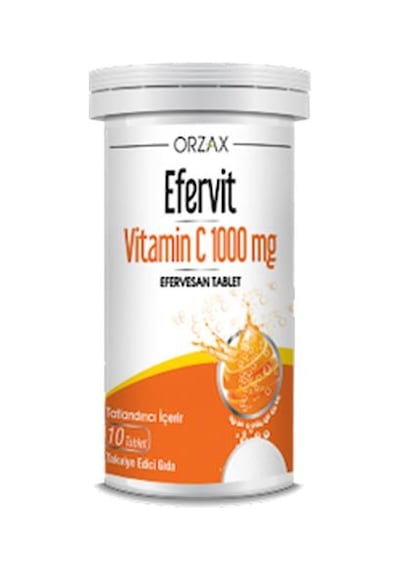 Orzax Efervit Vitamin C 1000 Mg Efervesan Tablet 10 Tablet