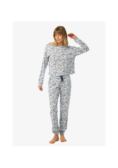 Blackspade Kadın Pijama Takımı 52234 - Baskılı Desenli