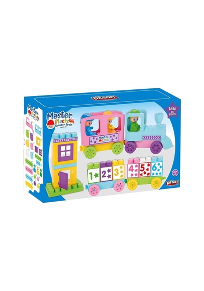 Nessiworld 03 605 Master Blok Rakamlı Tren -pilsan Oyuncak-39243