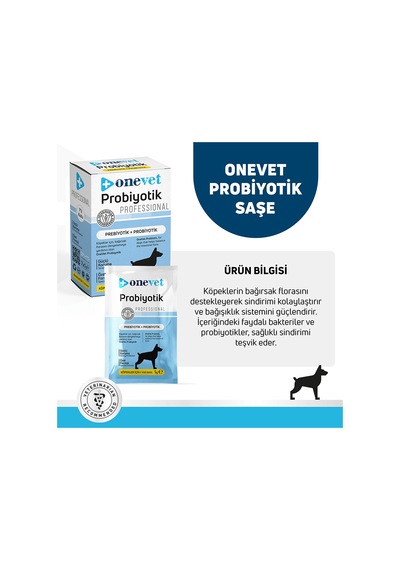 Onevet Probiyotik Şase Köpekler Için Sindirmeye Yardımcı Takviye Vitamini 7 Adet 1 Gr