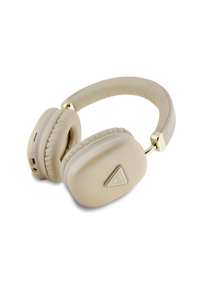 Guess Lisanslı Pu Metal Üçgen Logolu Bluetooth 5.3 Kulak Üstü Kulaklık