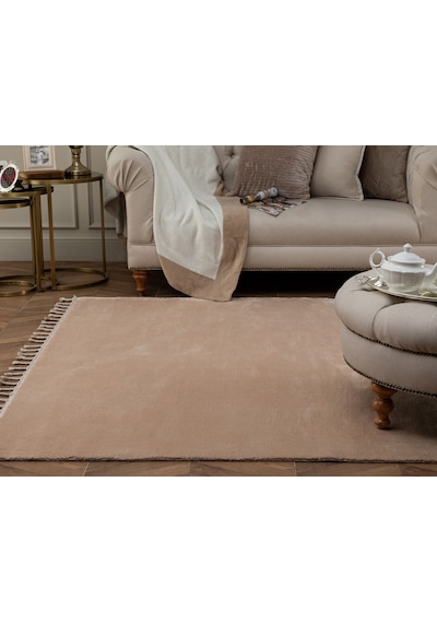 Madame Coco Carol Saçaklı Halı 1khalı0970200 X 300 Cm-vizon